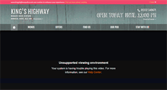 Desktop Screenshot of kingshighwaypub.co.uk